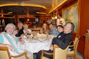 dinner onboard CAS